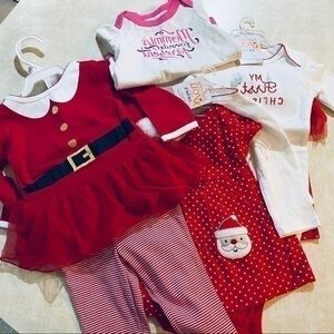 Christmas Outfit Grouping for Infant Girls NWT